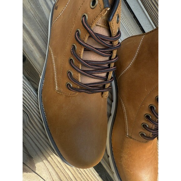 NEW Territory Men’s Axel Chukka Boot Brown Size 9.5 Wide Lace Up Leather main image 8